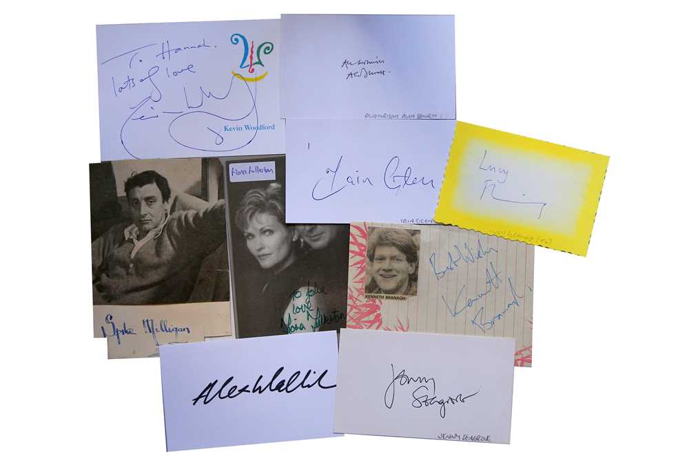 Lot 289 - Autograph Collection.- Actors & Entertainers