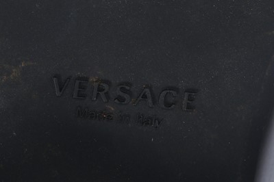Lot 106 - Versace Men's Black Chelsea Boots - size 46