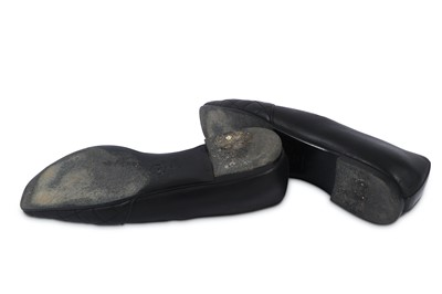 Lot 463 - Chanel Black Quilted Loafers - size 42
