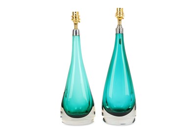 Lot 328 - WHITEFRIARS:, A matched pair of turquoise...