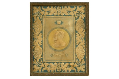 Lot 51 - LORD BYRON EMBOSSED PAPER CAMEO England,...