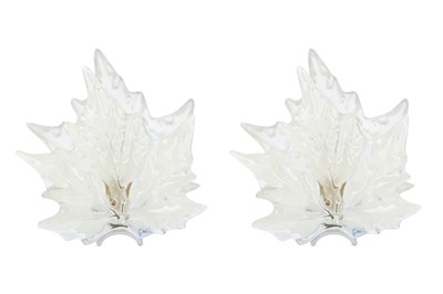 Lot 187 - Rene Lalique (1860-1945) - a pair of...