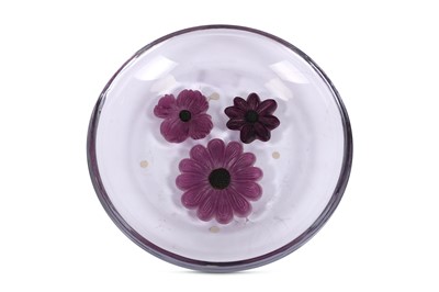 Lot 240 - DAUM: 'Coppelia' pattern, a glass bowl, circa...