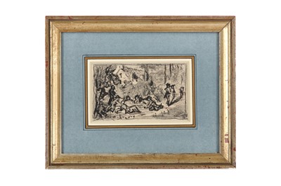 Lot 174 - ATTRIBUTED TO GABRIEL-JACQUES DE SAINT-AUBIN (PARIS 1724-1780)