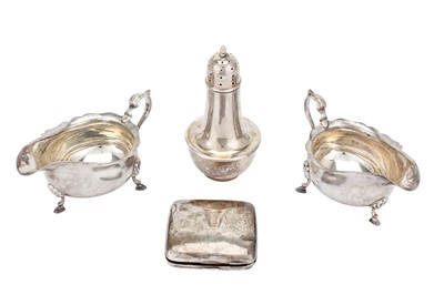 Lot 87 - A mixed group of sterling silver comprising a...