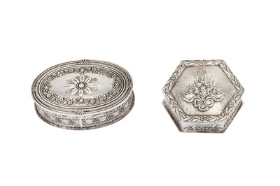 Lot 93 - A mixed group of French 950 standard silver...