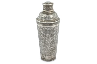 Lot 164 - A SILVER COCKTAIL SHAKER