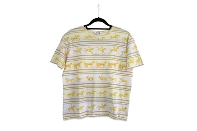 Lot 176 - Hermes Cotton T-Shirt - Size M