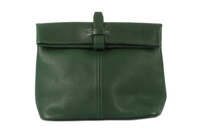 Lot 162 - Hermes Green Clemence Folding Bag