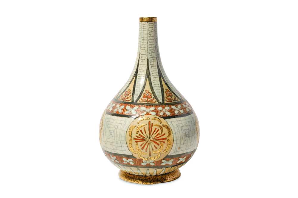 Lot 2 - ANDRE METTHEY (1871 - 1920) - A ceramic bottle...