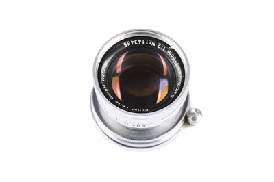 Lot 159 - A Leitz 5cm f/2 Summicron Lens