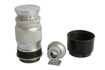 Lot 326 - A Leitz 9cm Elmar Lens (LTM)
