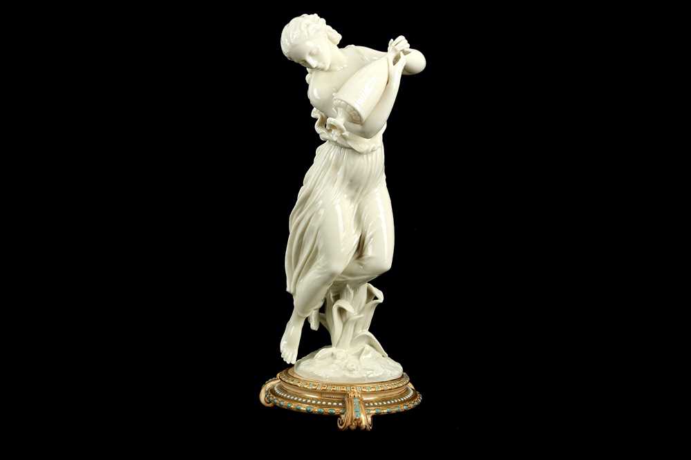 Lot 160 - A 19th Century French ivory glazed classical...