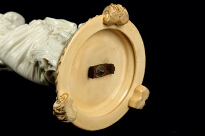 Lot 160 - A 19th Century French ivory glazed classical...