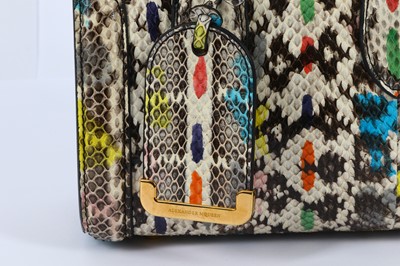 Lot 296 - Alexander McQueen Python Mini Heroin Bag