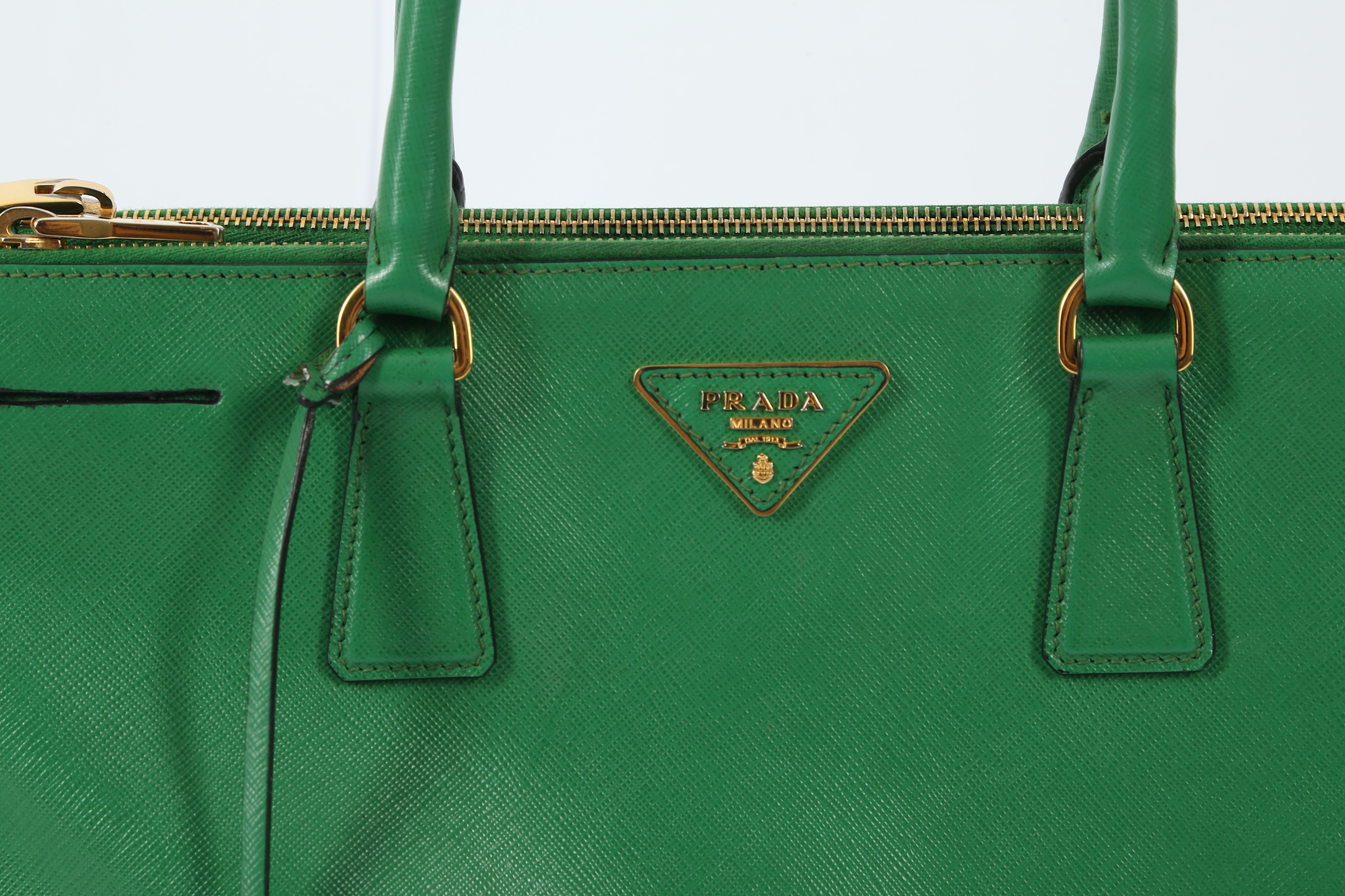 PRADA bag style Milano dal 1913, GREEN. Super cute, - Depop