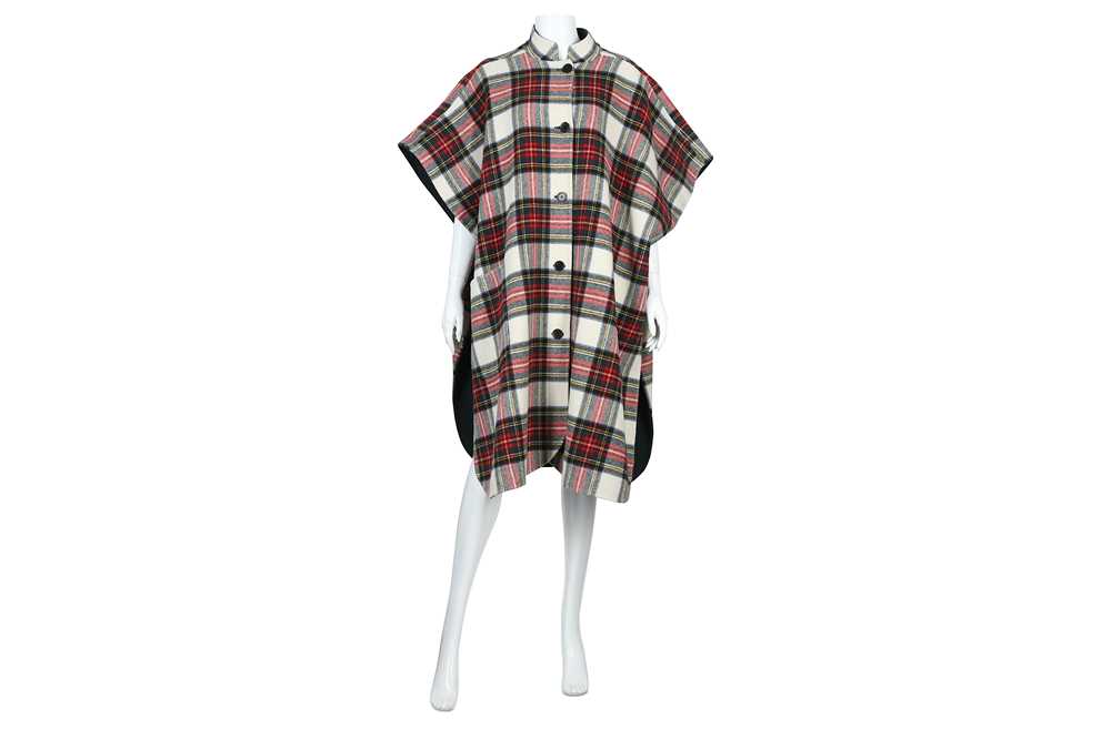Lot 247 - Burberry Tartan Reversible Cape - one size