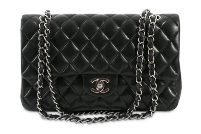 Lot 437 - Chanel Black Classic Double Flap Bag