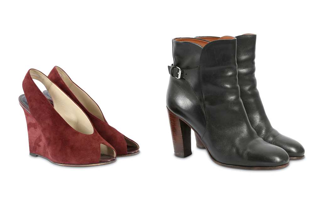 Lot 207 - Two Pairs of Celine Shoes - sizes 39 and 40