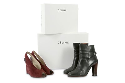 Lot 207 - Two Pairs of Celine Shoes - sizes 39 and 40