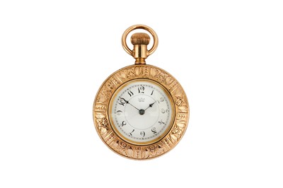 Lot 42 - WW. A GOLD PLATED OPEN FACE POCKET WATCH Date:...