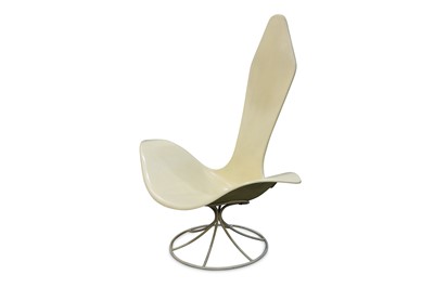 Lot 87 - STYLE OF ESTELLE LAVERNE: A Tulip chair, white...