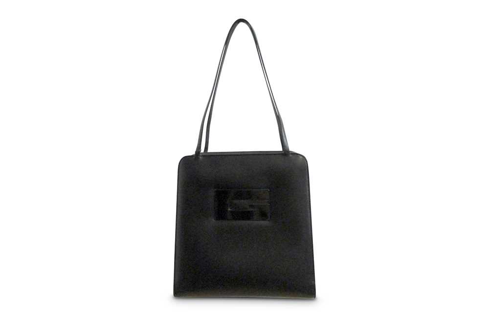 Lot 131 - Gucci Black Leather Shoulder Bag