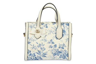 Lot 300 - Gucci Herbarium Canvas Satchel