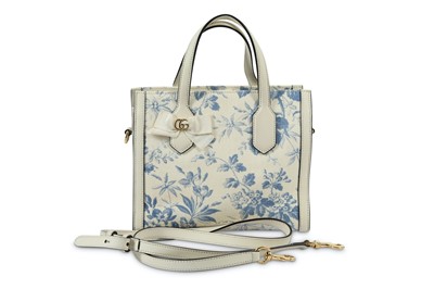 Lot 300 - Gucci Herbarium Canvas Satchel