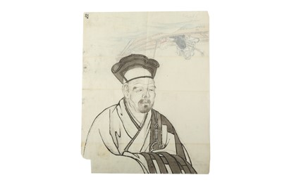 Lot 672 - A LARGE GROUP OF KANO JAPANESE PAINTINGS.