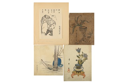 Lot 627 - A COLLECTION OF JAPANESE WOODBLOCK PRINTS BY HOKUSAI AND OTHERS.