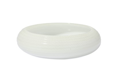 Lot 118 - SEGUSO: A latticino circular bowl, Murano,...