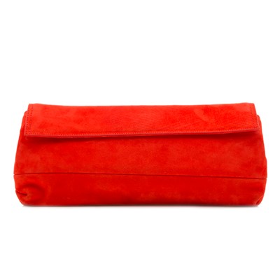 Lot 245 - Lanvin Red Goatskin Folding Clutch