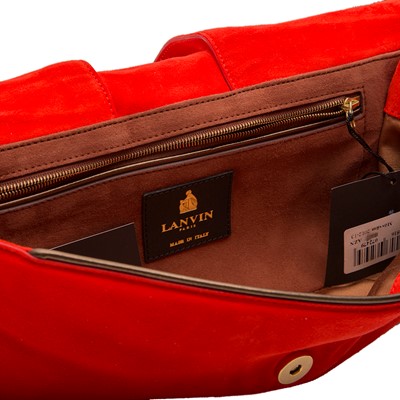 Lot 245 - Lanvin Red Goatskin Folding Clutch