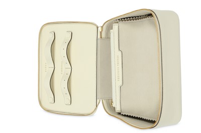 Lot 200 - Anya Hindmarch Cream Leather Jewellery Box