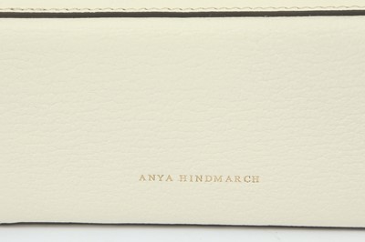 Lot 200 - Anya Hindmarch Cream Leather Jewellery Box