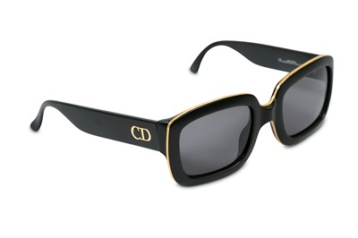 Lot 429 - Christian Dior Vintage Black Sunglasses