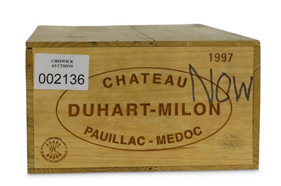 Lot 159 - Chateau Duhart-Milon 1997 in Original wooden Case.