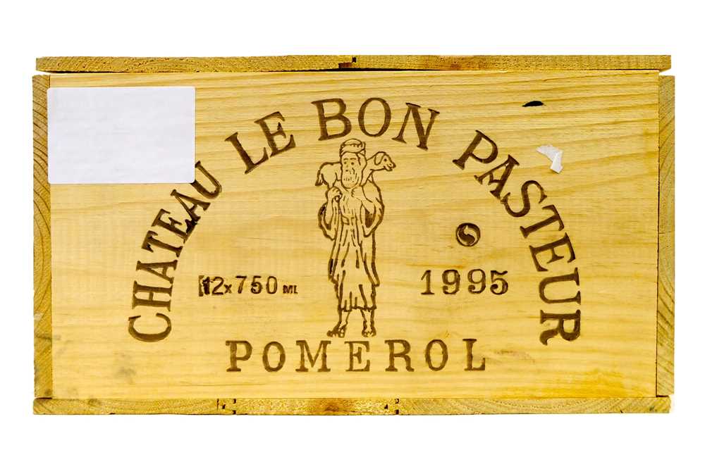 Lot 112 - Chateau Le Bon Pasteur 1995 in Original Wooden Case