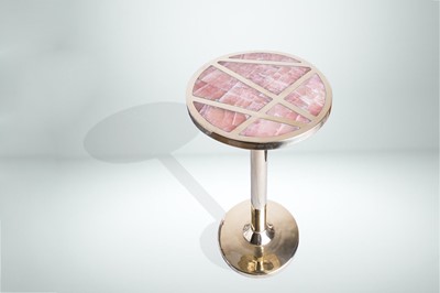 Lot 349 - WITHDRAWN ARSALAN KHAN: A Pink Calcite Table...