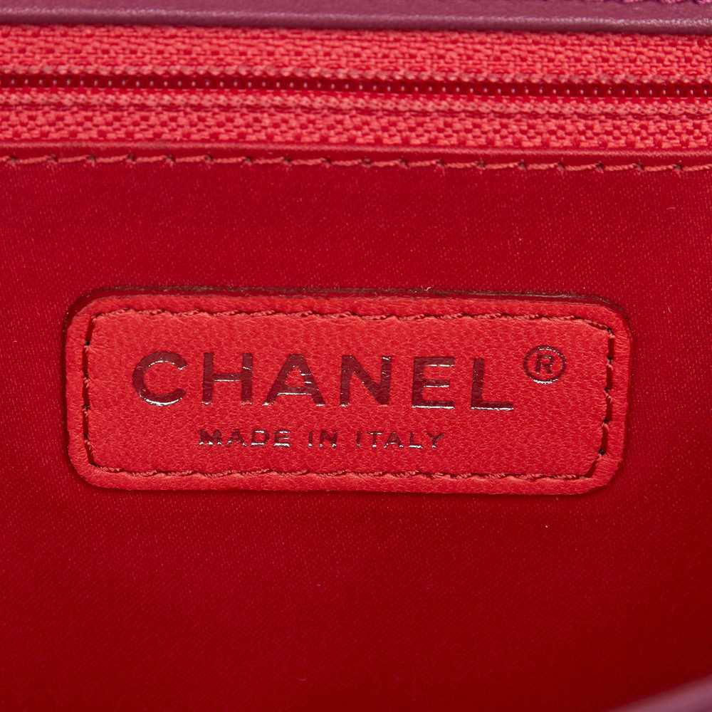 Lot 339 - Chanel Pink Patent Lipstick Flap Bag