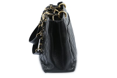 Lot 394 - Chanel Black Grand Shopping Tote (GST)