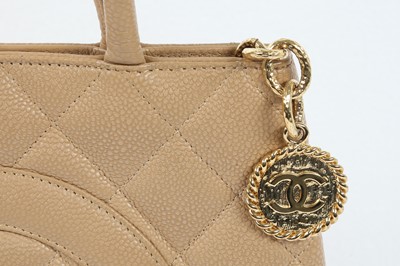 Lot 214 - Chanel Beige Medallion Tote Bag