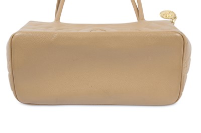 Lot 214 - Chanel Beige Medallion Tote Bag