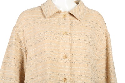 Lot 152 - Chanel Apricot Jacket - Size 38