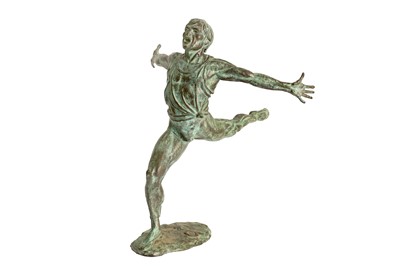 Lot 185 - 1960s: A bronze sculpture modelled as Rudolph...