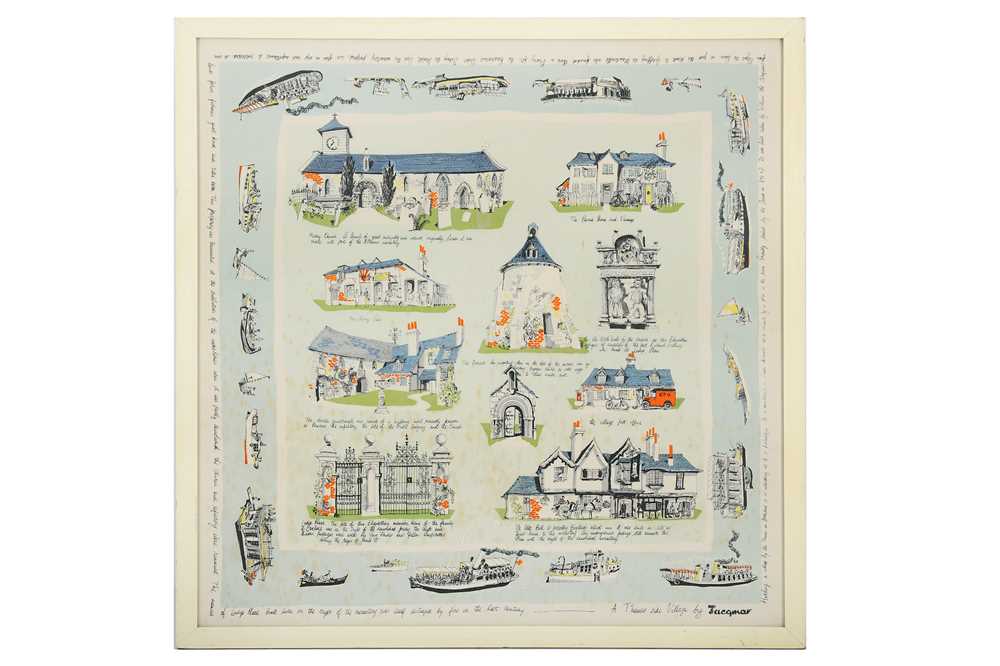 Lot 214 JAQMAR Three vintage silk scarves, to