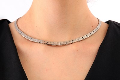 Lot 41 - A white gold necklace, 1973