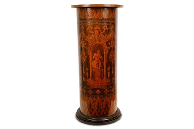 Lot 275 - AN 18TH CENTURY ITALIAN MARQUETRY INLAID...
