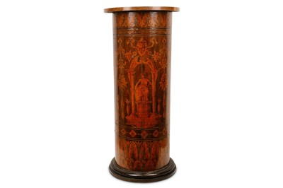 Lot 275 - AN 18TH CENTURY ITALIAN MARQUETRY INLAID...